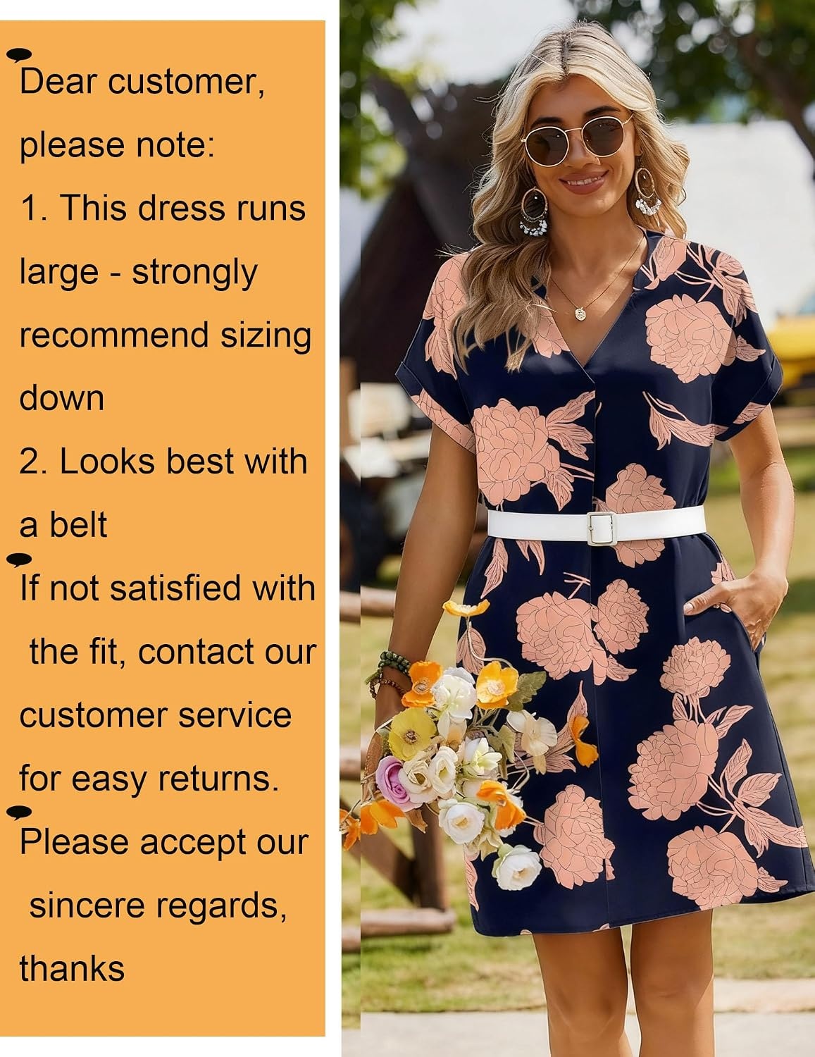 image:imageZeagoo Summer Dresses for Women Shift Dress Casual Mini Vacation SundressNavy Sf294