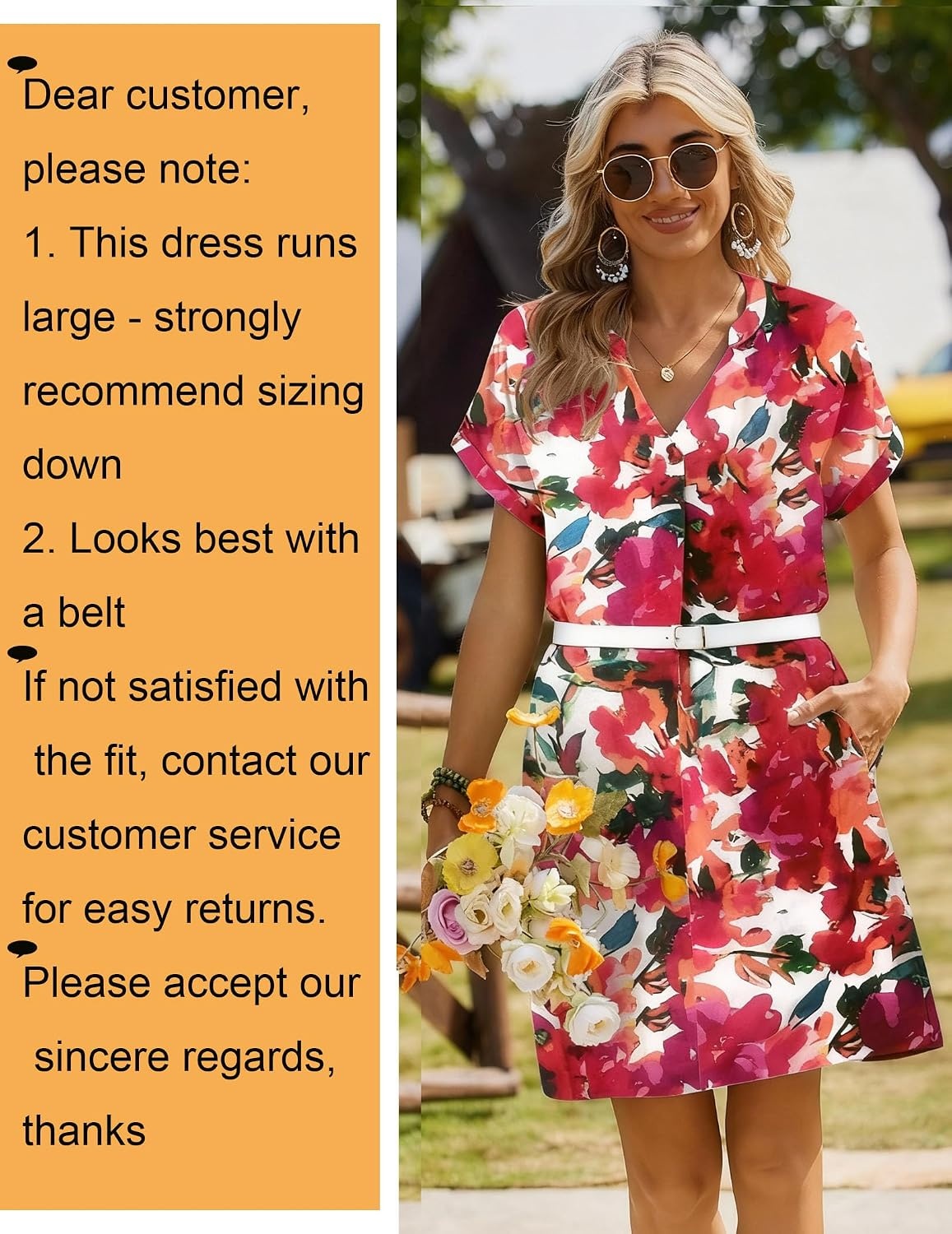 image:imageZeagoo Summer Dresses for Women Shift Dress Casual Mini Vacation SundressRed Floral