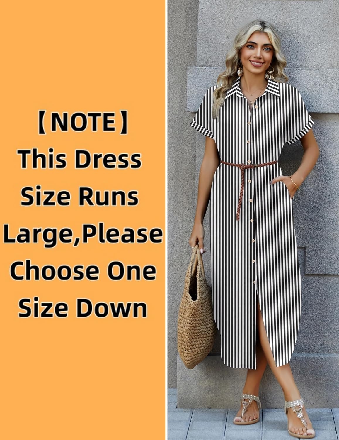 image:imageZeagoo Womens Dresses Casual Summer Short Sleeve Button Down Long Shirt Dresses Swimsuit Beach Cover Ups with Pockets01ablack Stripe