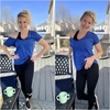 Zeagoo Sexy Tops for Women Deep V Neck Shirts Summer Tops Low Cut Tshirts(A01-royal Blue)