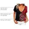 Zeagoo Sexy Tops for Women Deep V Neck Shirts Summer Tops Low Cut Tshirts(Bf309)