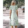 Zeagoo Summer Casual Dress for Womens Floral Midi Sundress with Pockets(Floral Printed-6)