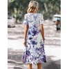 Zeagoo Summer Casual Dress for Womens Floral Midi Sundress with Pockets(Floral-6)