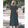 Zeagoo Summer Casual Dress for Womens Floral Midi Sundress with Pockets(Floral-66)