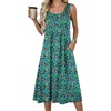 Zeagoo Summer Dress for Women Flowy Aline Casual Midi Tank Dress Boho 2026(Cx338)