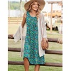Zeagoo Summer Dress for Women Flowy Aline Casual Midi Tank Dress Boho 2026(Cx338)