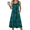 Zeagoo Summer Dress for Women Flowy Aline Casual Midi Tank Dress Boho 2026(Mz939)