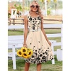 Zeagoo Summer Dress for Women Flowy Aline Casual Midi Tank Dress Boho 2026(Sf364)