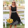 Zeagoo Summer Dress for Women Flowy Aline Casual Midi Tank Dress Boho 2026(Sp122)