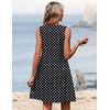 Zeagoo Summer Dresses for Women 2026 Sleeveless Dress V Neck Tank Dress Pleated Floral Tshirt Sundresses with Pockets(Jh124)