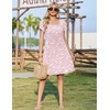 Zeagoo Summer Dresses for Women 2026 Sundress Short Petal Sleeve Dress with Pockets Floral Dresses for Casual(Floral-xh530)