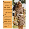 Zeagoo Summer Dresses for Women Shift Dress Casual Mini Vacation Sundress(Brown Leopard)