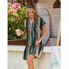Zeagoo Summer Dresses for Women Shift Dress Casual Mini Vacation Sundress(Khaki Tie Dye)