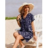 Zeagoo Summer Dresses for Women Shift Dress Casual Mini Vacation Sundress(Navy Sf180)