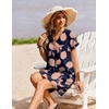 Zeagoo Summer Dresses for Women Shift Dress Casual Mini Vacation Sundress(Navy Sf294)