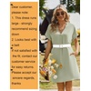 Zeagoo Summer Dresses for Women Shift Dress Casual Mini Vacation Sundress(Solid Green)