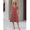 Zeagoo Sundresses Dresses for Women 2026 Summer Sleeveless V Neck Casual Midi Tank Beach Vacation Dresses with Pockets(Bf284)