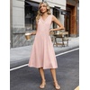 Zeagoo Sundresses Dresses for Women 2026 Summer Sleeveless V Neck Casual Midi Tank Beach Vacation Dresses with Pockets(Jh1)