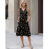 Zeagoo Sundresses Dresses for Women 2026 Summer Sleeveless V Neck Casual Midi Tank Beach Vacation Dresses with Pockets(Jh601)