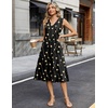Zeagoo Sundresses Dresses for Women 2026 Summer Sleeveless V Neck Casual Midi Tank Beach Vacation Dresses with Pockets(Jh601)