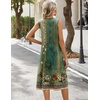 Zeagoo Sundresses Dresses for Women 2026 Summer Sleeveless V Neck Casual Midi Tank Beach Vacation Dresses with Pockets(Mz840)