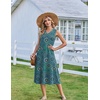 Zeagoo Sundresses Dresses for Women 2026 Summer Sleeveless V Neck Casual Midi Tank Beach Vacation Dresses with Pockets(Mz911)