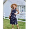 Zeagoo Sundresses Dresses for Women 2026 Summer Sleeveless V Neck Casual Midi Tank Beach Vacation Dresses with Pockets(Sf180)