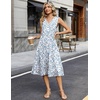 Zeagoo Sundresses Dresses for Women 2026 Summer Sleeveless V Neck Casual Midi Tank Beach Vacation Dresses with Pockets(Sp125)