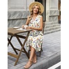 Zeagoo Sundresses Dresses for Women 2026 Summer Sleeveless V Neck Casual Midi Tank Beach Vacation Dresses with Pockets(Wf109)