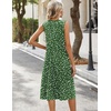 Zeagoo Sundresses Dresses for Women 2026 Summer Sleeveless V Neck Casual Midi Tank Beach Vacation Dresses with Pockets(Xh527)