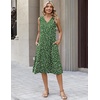 Zeagoo Sundresses Dresses for Women 2026 Summer Sleeveless V Neck Casual Midi Tank Beach Vacation Dresses with Pockets(Xh527)