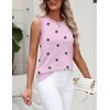 Zeagoo Tank Top for Women 2026 Loose Fit Casual Knit Fall Sweaters(Flower Pink)