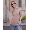 Zeagoo Tank Top for Women 2026 Loose Fit Casual Knit Fall Sweaters(Khaki)