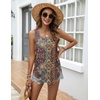 Zeagoo Tank Top for Women Summer Loose Fit Casual Flowy Sleeveless Tops Trendy Scoop Neck Basic Shirts Tee 2026(A-mz721-brown Bohemian)