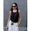 Zeagoo Tank Top for Women Summer Loose Fit Casual Flowy Sleeveless Tops Trendy Scoop Neck Basic Shirts Tee 2026(Black)