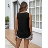 Zeagoo Tank Top for Women Summer Loose Fit Casual Flowy Sleeveless Tops Trendy Scoop Neck Basic Shirts Tee 2026(Black)