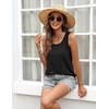 Zeagoo Tank Top for Women Summer Loose Fit Casual Flowy Sleeveless Tops Trendy Scoop Neck Basic Shirts Tee 2026(Black)