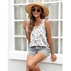Zeagoo Tank Top for Women Summer Loose Fit Casual Flowy Sleeveless Tops Trendy Scoop Neck Basic Shirts Tee 2026(Sf224-floral White)