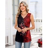 Zeagoo Tank Tops for Women 2026 Summer Top Henley Shirts Dressy Casual Loose Fit V-Neck Button Down Sleeveless Tshirt Blouse(Bf309)