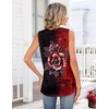 Zeagoo Tank Tops for Women 2026 Summer Top Henley Shirts Dressy Casual Loose Fit V-Neck Button Down Sleeveless Tshirt Blouse(Bf309)