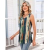 Zeagoo Tank Tops for Women 2026 Summer Top Henley Shirts Dressy Casual Loose Fit V-Neck Button Down Sleeveless Tshirt Blouse(Cx289)