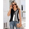 Zeagoo Tank Tops for Women 2026 Summer Top Henley Shirts Dressy Casual Loose Fit V-Neck Button Down Sleeveless Tshirt Blouse(Jh540)