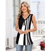 Zeagoo Tank Tops for Women 2026 Summer Top Henley Shirts Dressy Casual Loose Fit V-Neck Button Down Sleeveless Tshirt Blouse(Jh540)