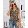 Zeagoo Tank Tops for Women 2026 Summer Top Henley Shirts Dressy Casual Loose Fit V-Neck Button Down Sleeveless Tshirt Blouse(Mz721)