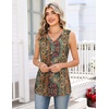 Zeagoo Tank Tops for Women 2026 Summer Top Henley Shirts Dressy Casual Loose Fit V-Neck Button Down Sleeveless Tshirt Blouse(Mz721)
