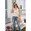 Zeagoo Tank Tops for Women 2026 Summer Top Henley Shirts Dressy Casual Loose Fit V-Neck Button Down Sleeveless Tshirt Blouse(Sf295)