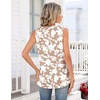 Zeagoo Tank Tops for Women 2026 Summer Top Henley Shirts Dressy Casual Loose Fit V-Neck Button Down Sleeveless Tshirt Blouse(Sf295)