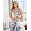 Zeagoo Tank Tops for Women 2026 Summer Top Henley Shirts Dressy Casual Loose Fit V-Neck Button Down Sleeveless Tshirt Blouse(Sf311)