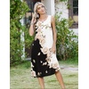 Zeagoo Women Beach Summer Midi Dress 2026 Sleeveless Casual Beachy Sundress Button Down Loose Tank Dresses with Pockets(Rose)