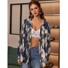 Zeagoo Women Button Down Shirts Oversized Long Sleeve Blouses with Pocket(B-zr220)